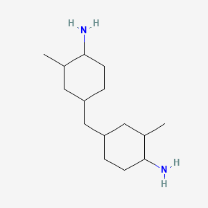 4,4'-Methylenebis(2-methylcyclohexanamine) chemical structure (CAS 6864-37-5)