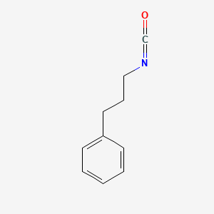 (3-Isocyanatopropyl)benzene chemical structure (CAS 68664-23-3)