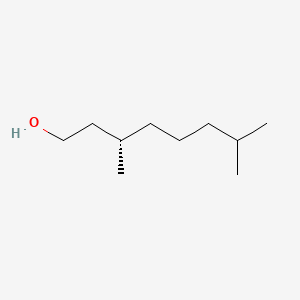(S)-3,7-Dimethyloctan-1-ol chemical structure (CAS 68680-98-8)