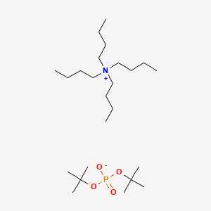 Tetra-n-butylammonium Di-tert-butylphosphate(1:1.2-1.5) chemical structure (CAS 68695-48-7)