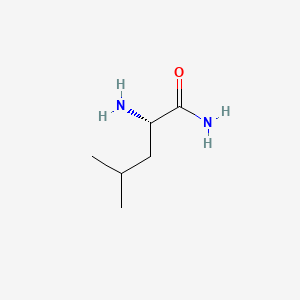 (S)-2-Amino-4-methylpentanamide chemical structure (CAS 687-51-4)