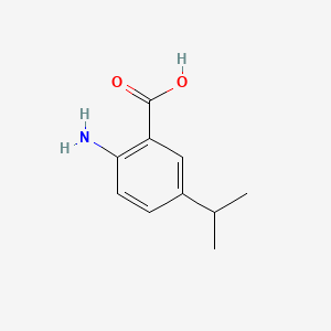 2-Amino-5-isopropylbenzoic acid chemical structure (CAS 68701-22-4)