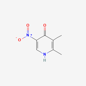2,3-Dimethyl-5-nitropyridin-4-ol chemical structure (CAS 68707-72-2)