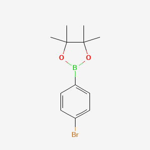 2-(4-Bromophenyl)-4,4,5,5-tetramethyl-1,3,2-dioxaborolane chemical structure (CAS 68716-49-4)