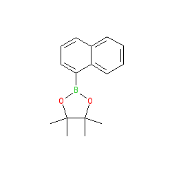 4,4,5,5-Tetramethyl-2-(naphthalen-1-yl)-1,3,2-dioxaborolane chemical structure (CAS 68716-52-9)