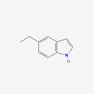 5-Ethylindole chemical structure (CAS 68742-28-9)