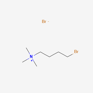 4-Bromo-N,N,N-trimethylbutan-1-aminium bromide chemical structure (CAS 6875-49-6)