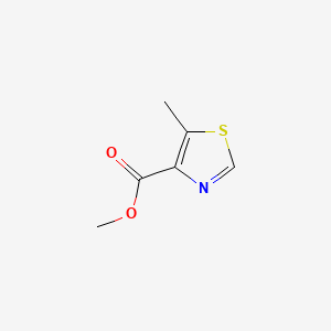 Methyl 5-methylthiazole-4-carboxylate chemical structure (CAS 68751-05-3)