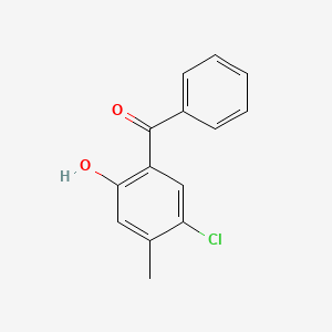 (5-Chloro-2-hydroxy-4-methylphenyl)(phenyl)methanone chemical structure (CAS 68751-90-6)