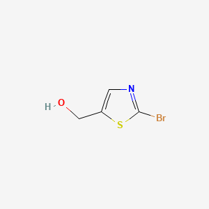 2-Bromothiazole-5-methanol chemical structure (CAS 687636-93-7)