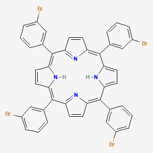 5,10,15,20-Tetrakis(3-bromophenyl)porphyrin chemical structure (CAS 68772-71-4)