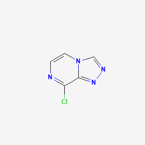 8-Chloro[1,2,4]triazolo[4,3-a]pyrazine chemical structure (CAS 68774-77-6)