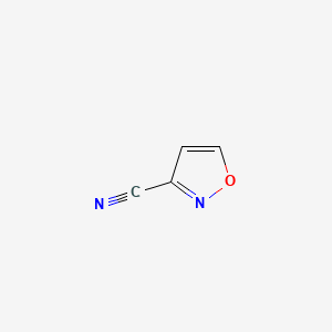 Isoxazole-3-carbonitrile chemical structure (CAS 68776-57-8)