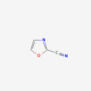 Oxazole-2-carbonitrile chemical structure (CAS 68776-60-3)