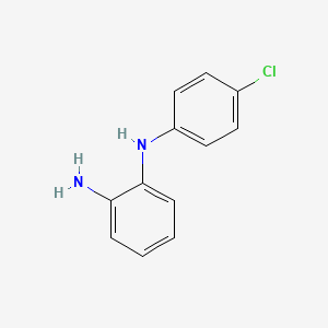 N1-(4-Chlorophenyl)benzene-1,2-diamine chemical structure (CAS 68817-71-0)