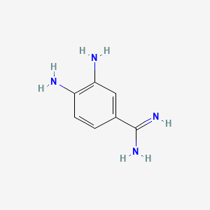 3,4-Diaminobenzimidamide chemical structure (CAS 68827-43-0)