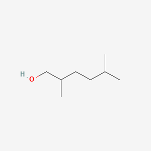 2,5-Dimethylhexan-1-ol chemical structure (CAS 6886-16-4)