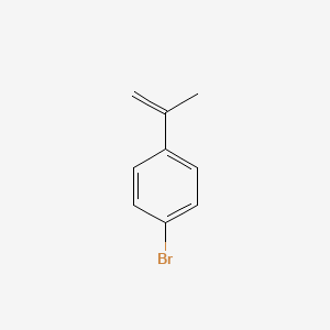 1-Bromo-4-(1-propen-2-yl)benzene chemical structure (CAS 6888-79-5)