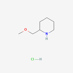 2-(Methoxymethyl)piperidine hydrochloride chemical structure (CAS 688809-98-5)