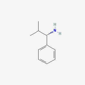 (S)-2-Methyl-1-phenylpropan-1-amine chemical structure (CAS 68906-26-3)