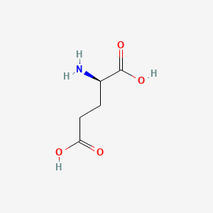 (R)-2-Aminopentanedioic acid chemical structure (CAS 6893-26-1)