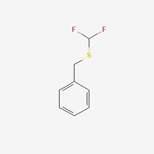 Benzyl(difluoromethyl)sulfane chemical structure (CAS 68965-44-6)