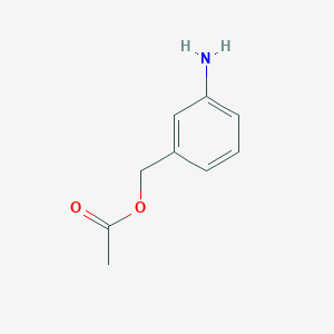 3-Aminobenzyl acetate chemical structure (CAS 68969-82-4)
