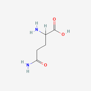 DL-Glutamine chemical structure (CAS 6899-04-3)