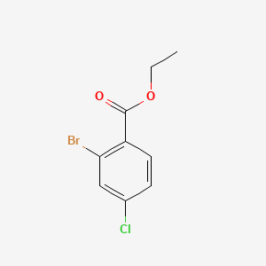 Ethyl 2-bromo-4-chlorobenzoate chemical structure (CAS 690260-90-3)