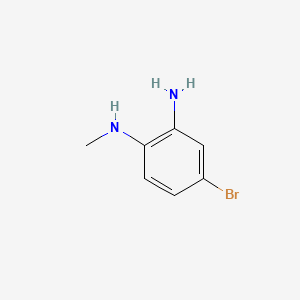 4-Bromo-N1-methylbenzene-1,2-diamine chemical structure (CAS 69038-76-2)