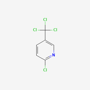 2-Chloro-5-(trichloromethyl)pyridine chemical structure (CAS 69045-78-9)