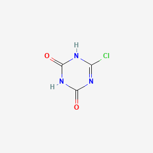 6-Chloro-1,3,5-triazine-2,4(1H,3H)-dione chemical structure (CAS 69125-10-6)