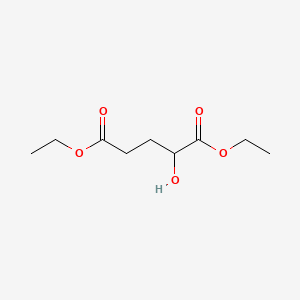Diethyl 2-hydroxypentanedioate chemical structure (CAS 69134-53-8)