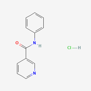 N-Phenylnicotinamide hydrochloride chemical structure (CAS 69135-90-6)