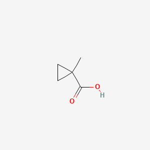 1-Methylcyclopropane-1-carboxylic acid chemical structure (CAS 6914-76-7)