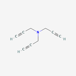 Tripropargylamine chemical structure (CAS 6921-29-5)