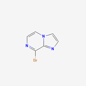 8-Bromoimidazo[1,2-a]pyrazine chemical structure (CAS 69214-34-2)