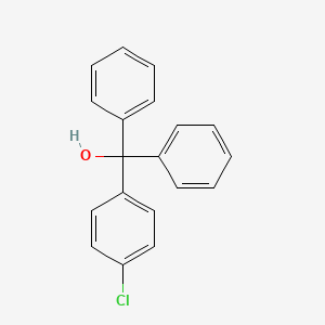(4-Chlorophenyl)diphenylmethanol chemical structure (CAS 6922-89-0)