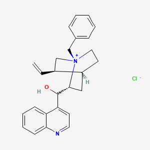 (1S,2R,4S,5R)-1-Benzyl-2-(hydroxy(quinolin-4-yl)methyl)-5-vinylquinuclidin-1-ium chloride chemical structure (CAS 69221-14-3)