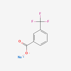Sodium 3-(trifluoromethyl)benzoate chemical structure (CAS 69226-41-1)
