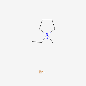 1-Ethyl-1-methylpyrrolidin-1-ium bromide chemical structure (CAS 69227-51-6)
