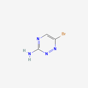3-Amino-6-bromo-1,2,4-triazine chemical structure (CAS 69249-22-5)