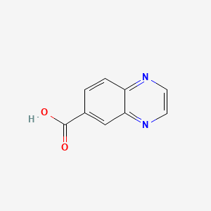 Quinoxaline-6-carboxylic acid chemical structure (CAS 6925-00-4)
