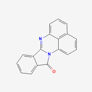 12H-Isoindolo[2,1-a]perimidin-12-one chemical structure (CAS 6925-69-5)