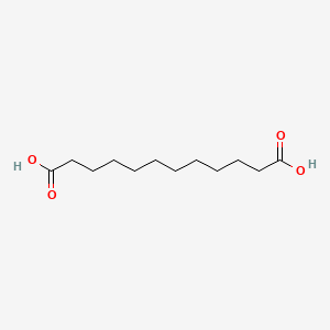Dodecanedioic acid chemical structure (CAS 693-23-2)