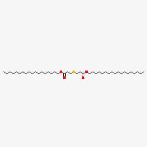 Dioctadecyl 3,3'-thiodipropanoate(Flakes or Chunks) chemical structure (CAS 693-36-7)
