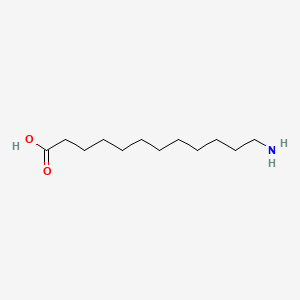 12-Aminododecanoic acid chemical structure (CAS 693-57-2)