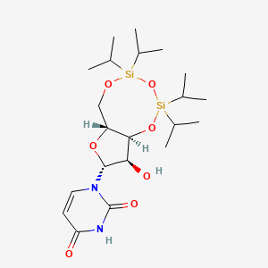 3',5'-O-(1,1,3,3-Tetraisopropyl-1,3-disiloxanediyl)uridine chemical structure (CAS 69304-38-7)
