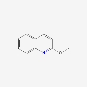 2-Methoxyquinoline chemical structure (CAS 6931-16-4)
