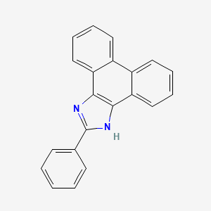 2-Phenyl-1H-phenanthro[9,10-d]imidazole chemical structure (CAS 6931-31-3)
